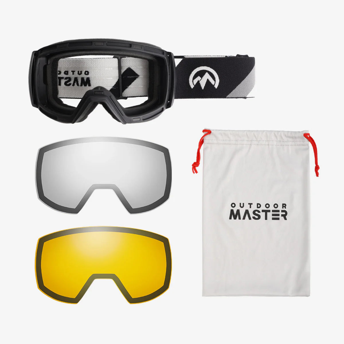 Ensemble lunettes de ski photochromiques ULTRA + Verres