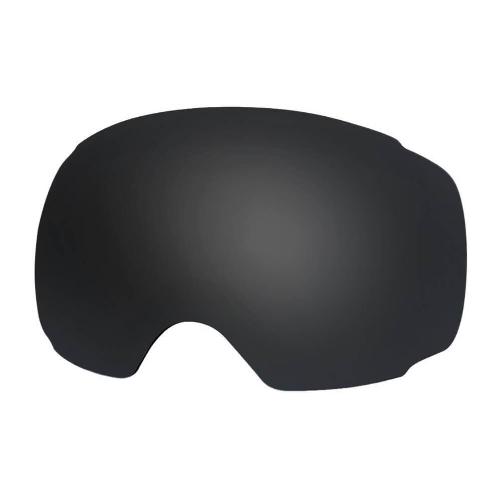 REPLACEMENT LENS BASIC - For Goggles Pro Series - 20+ Different Lens - 100% UV400 Protection OutdoorMasterShop VLT 9% Black - Polarized
