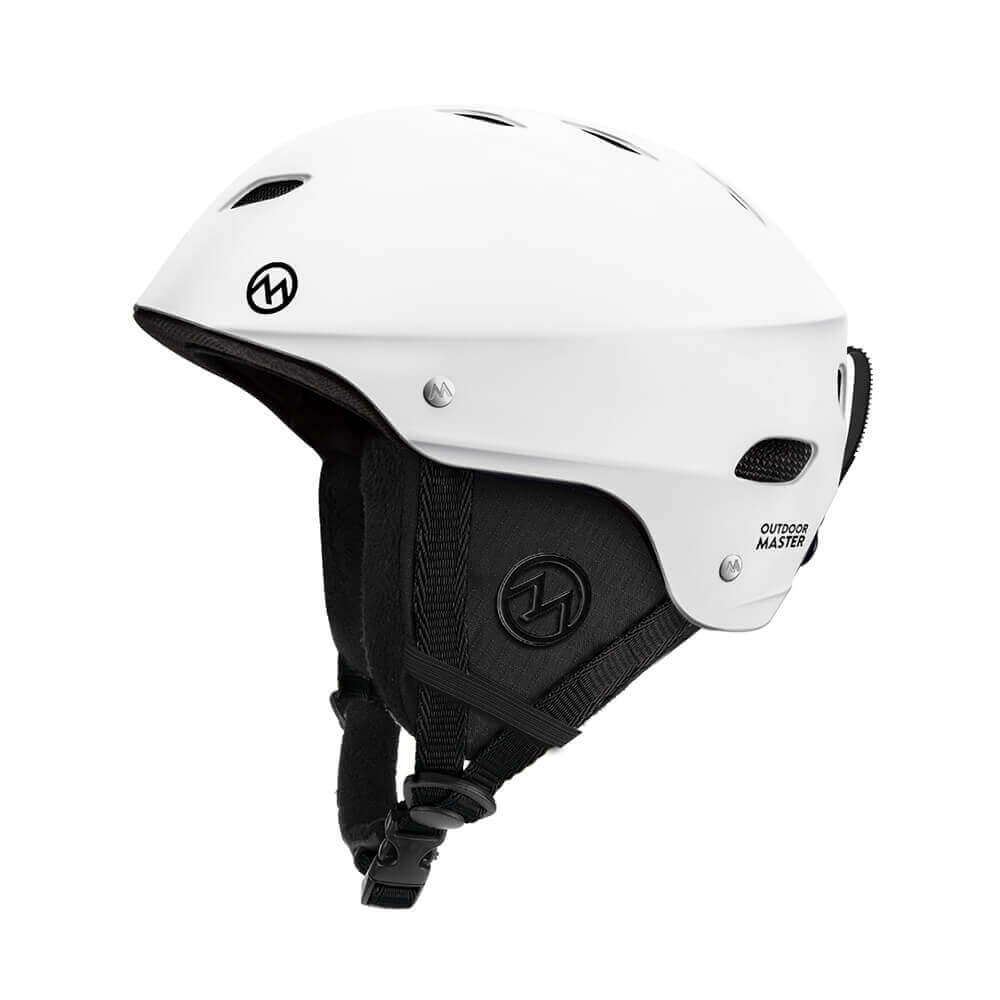 KELVIN SKI HELMET - with ASTM Certified Safety OutdoorMasterShop White S 19-20.5 inches