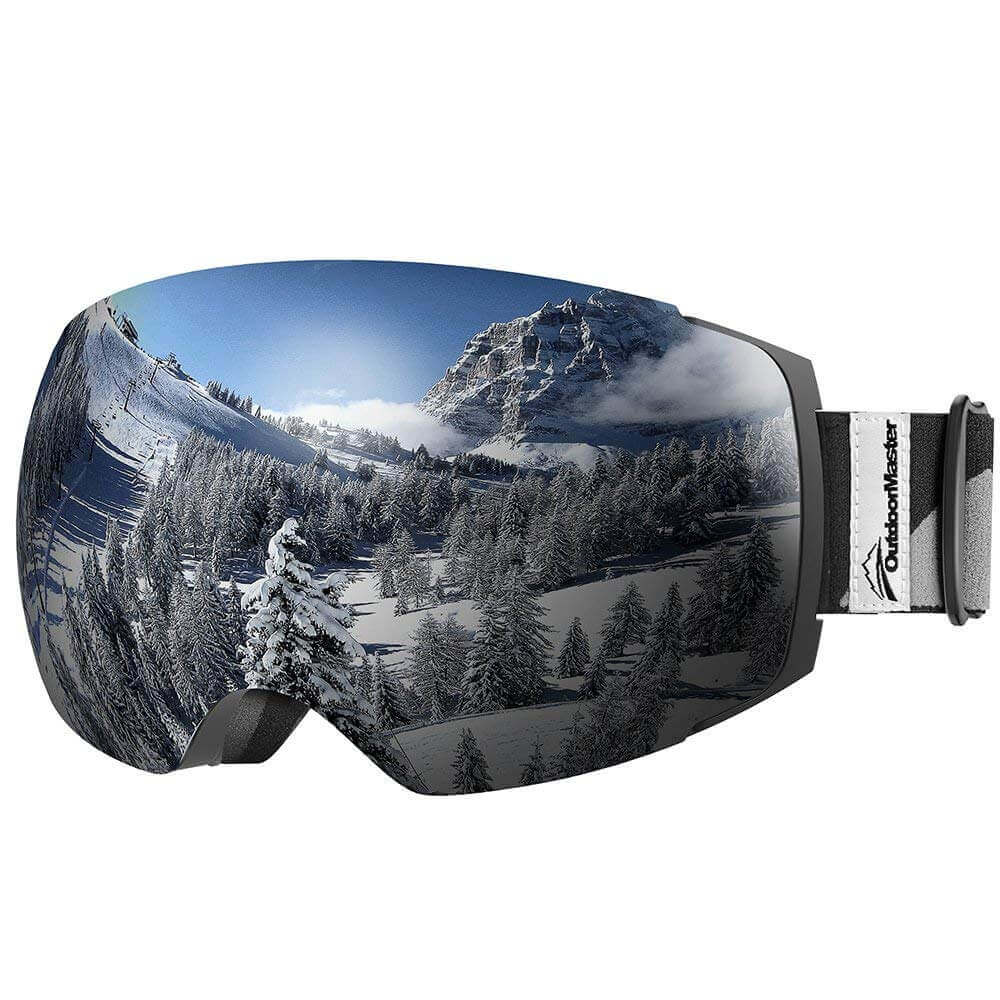 SKI GOGGLES PRO CLASSIC- 20+ Different Lens for Men, Women & Youth - Magnetic Interchangeabele Lens System OutdoorMasterShop 