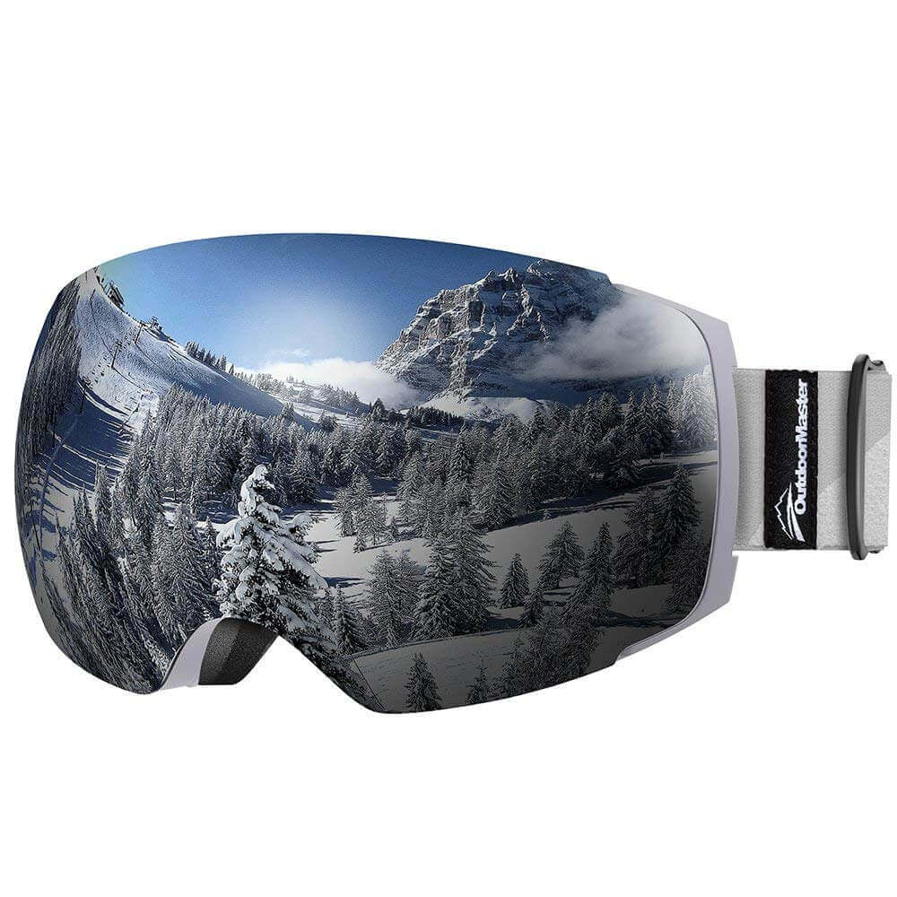 SKI GOGGLES PRO CLASSIC- 20+ Different Lens for Men, Women & Youth - Magnetic Interchangeabele Lens System OutdoorMasterShop 